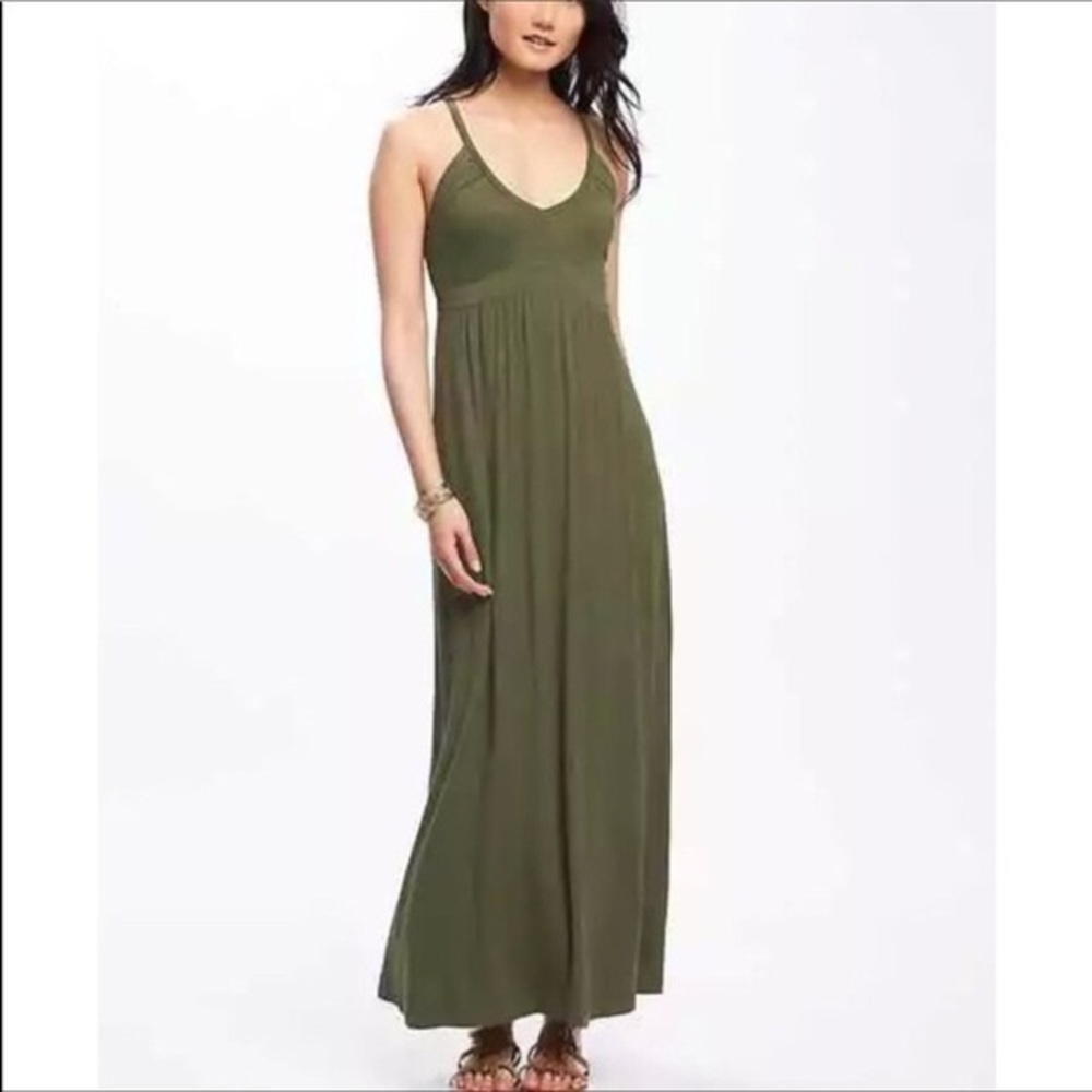 Old Navy Green Maxi Dress